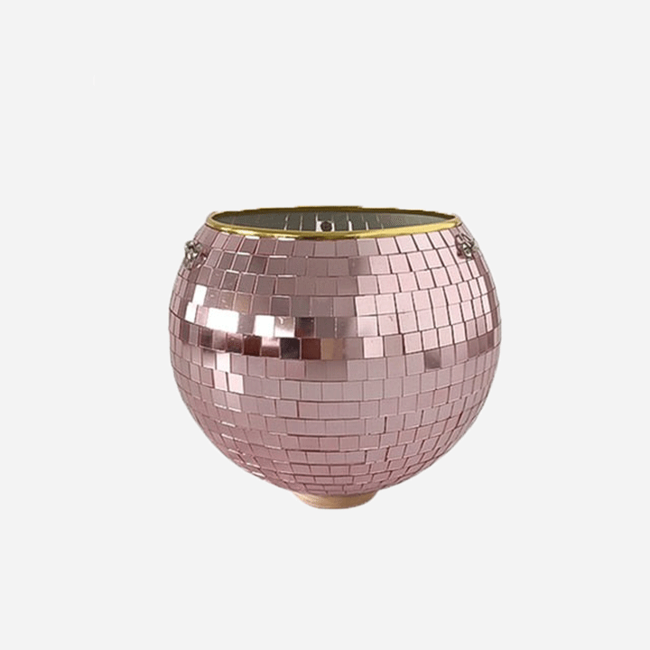 Disco Ball Hanging Vase