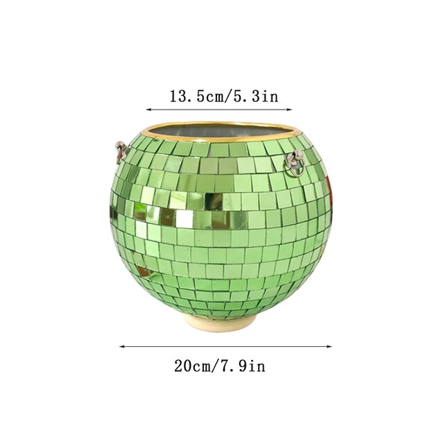 Disco Ball Hanging Vase